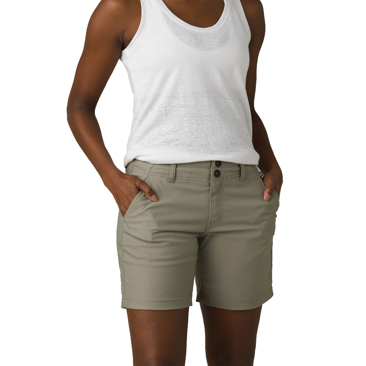 PrAna Alana 5" Short for Women 10 Sage product image