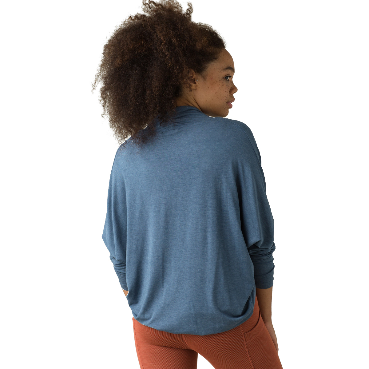 PrAna Foundation Shrug Sweater for Women Nickel Heather Large product image