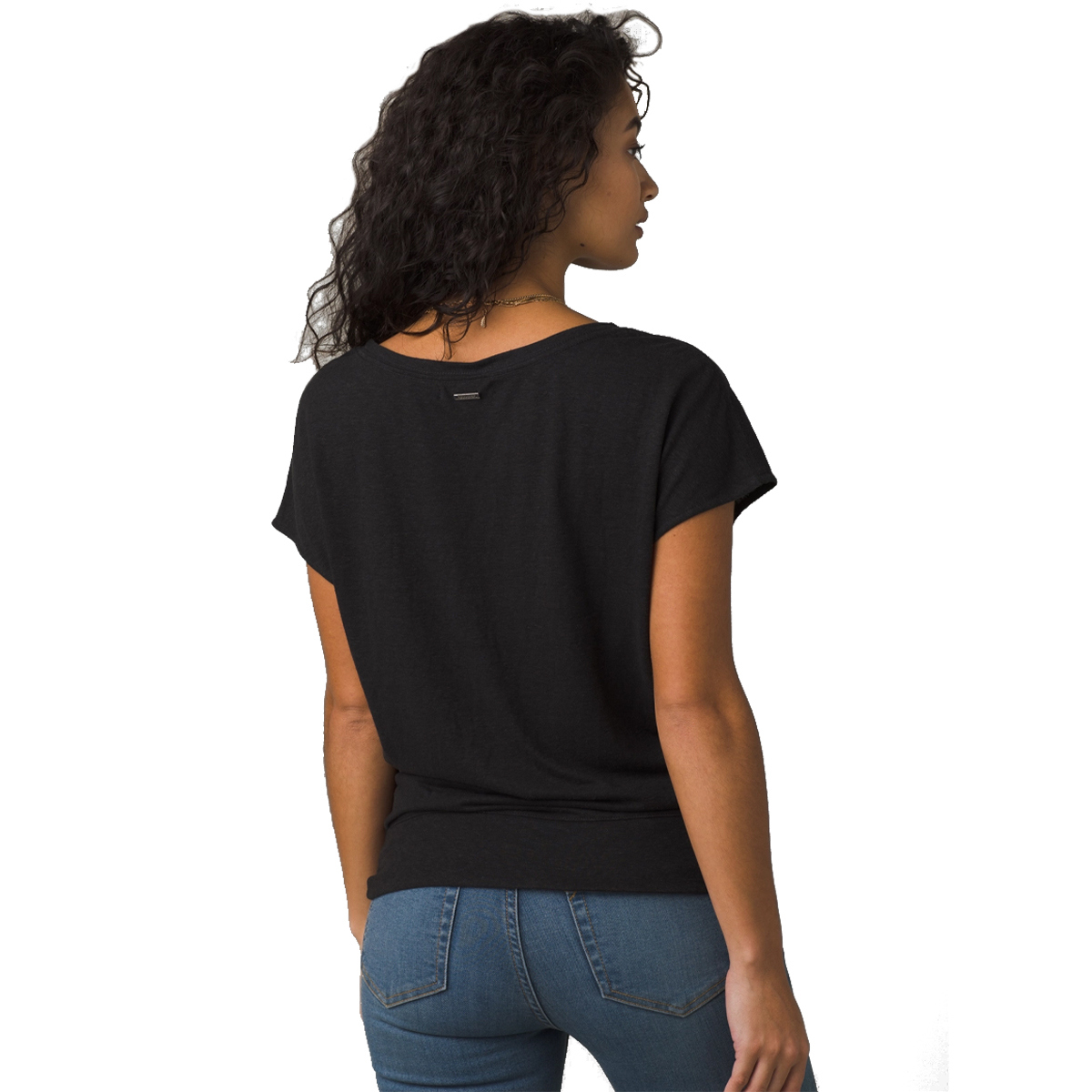 PrAna Pacific Drift Short Sleeve Shirt for Women Small Black product image