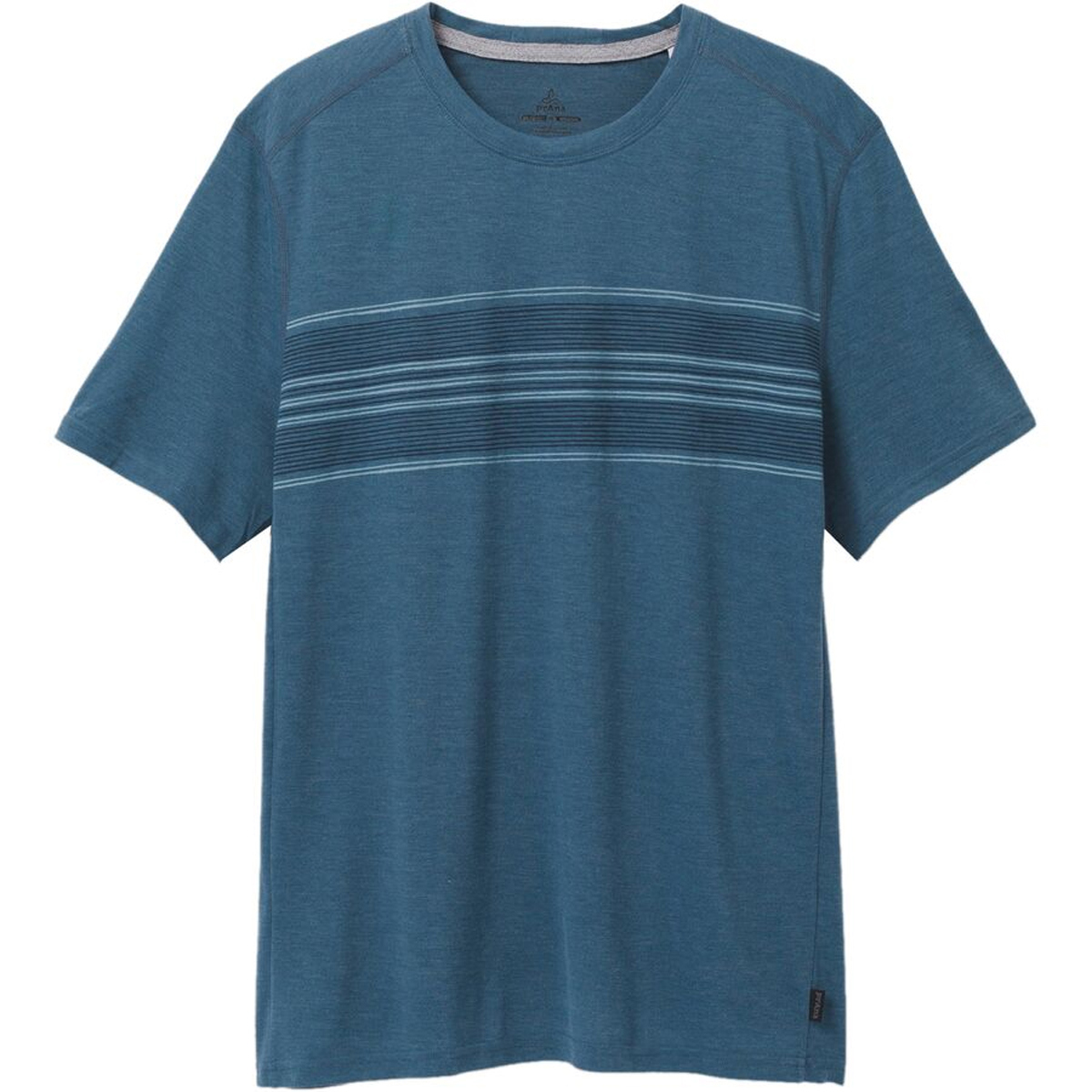 PrAna Prospect Heights Graphic Short Sleeve Shirt for Men X-Large Deep Stellar Stripe product image