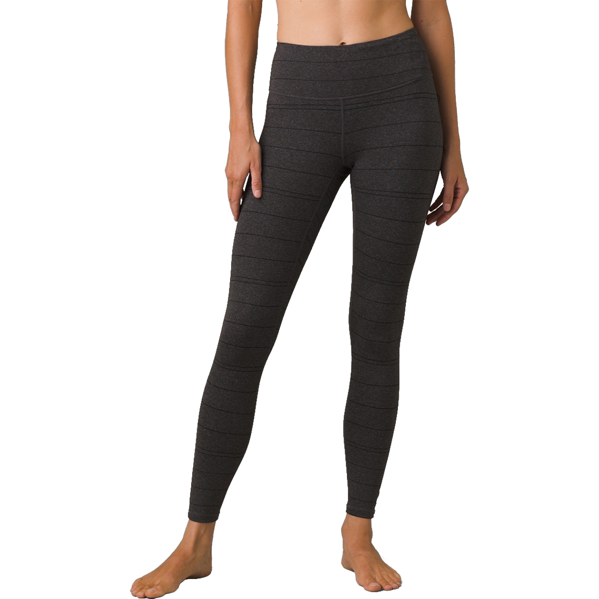 PrAna Transform Leggings for Women Charcoal Stripe Small product image