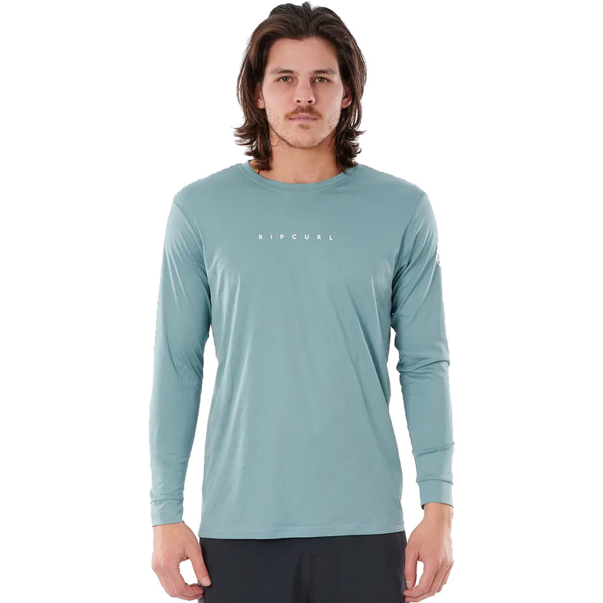Rip Curl Men's Dawn Patrol Long Sleeve UV Tee Mid Blue Marle Large product image