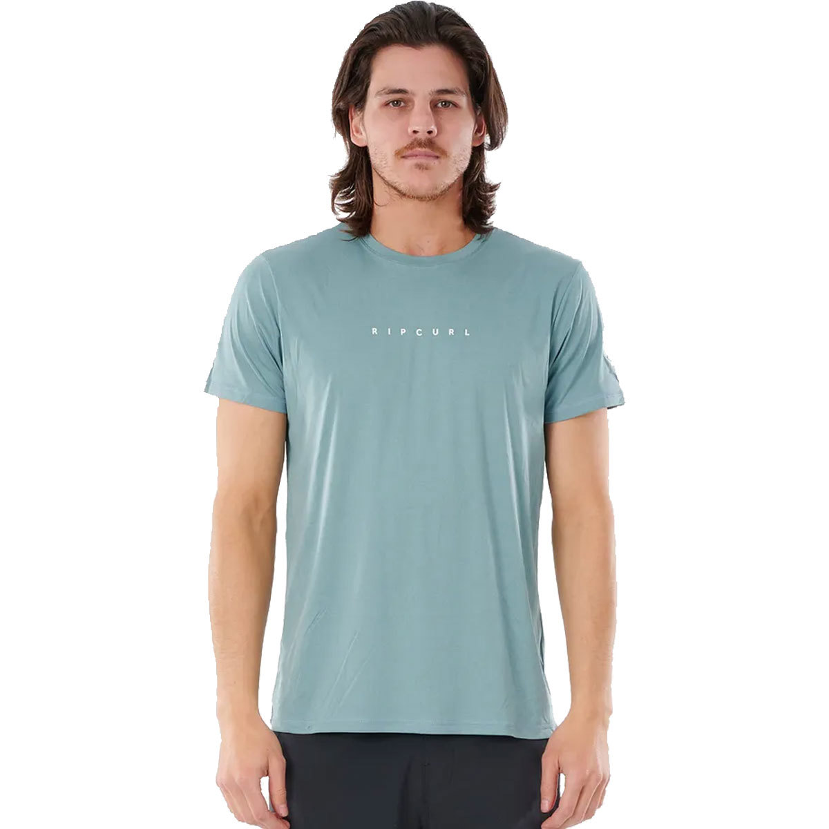 Rip Curl Men's Dawn Patrol UV Short Sleeve UV Tee Mid Blue Marle Small product image