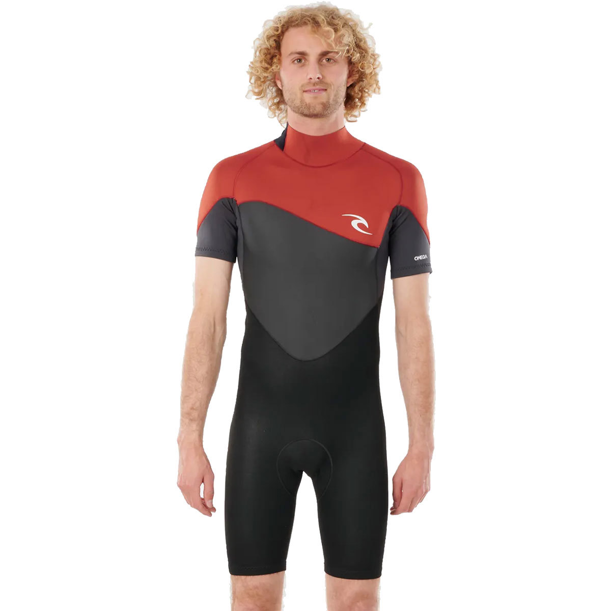 Rip Curl Men's Omega 1.5mm Short Sleeve Spring Suit Maroon Small product image