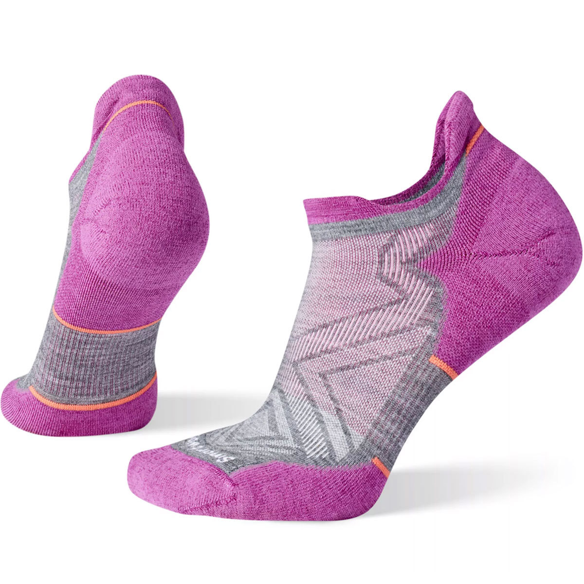 Smartwool Run Targeted Cushion Low Ankle Socks for Women Small Medium Gray product image