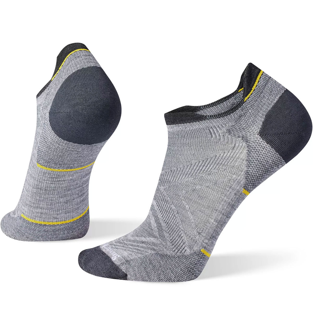 Smartwool Run Zero Cushion Low Ankle Socks for Men Medium Light Gray product image