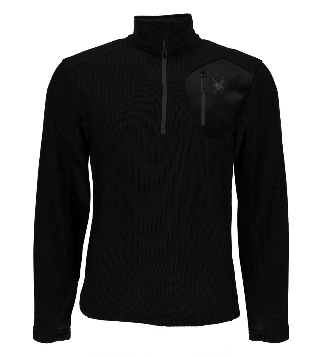 Spyder Bandit Block Halfzip for Men Medium Black product image
