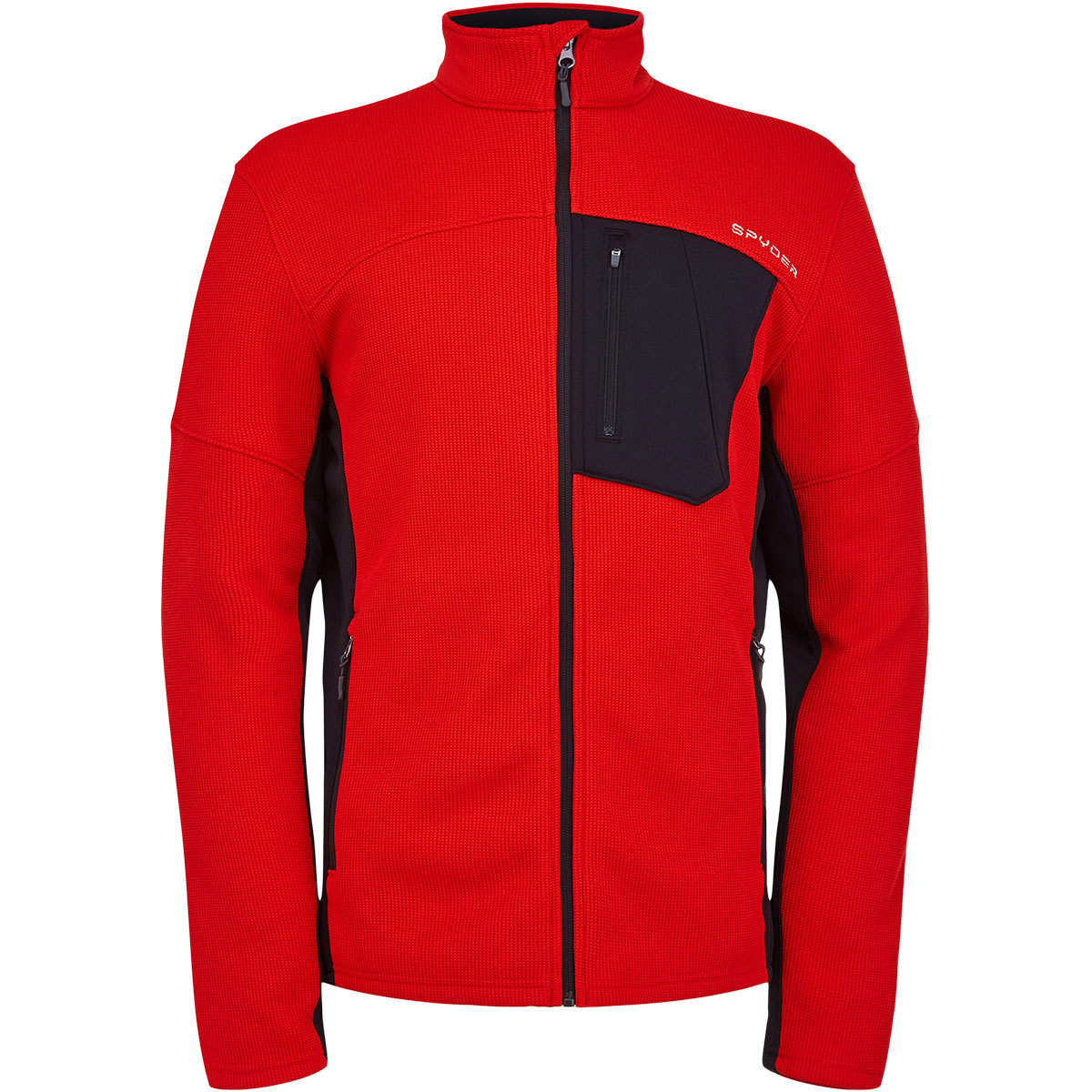 Spyder Bandit Full Zip Fleece Jacket for Men Medium Volcano Black product image