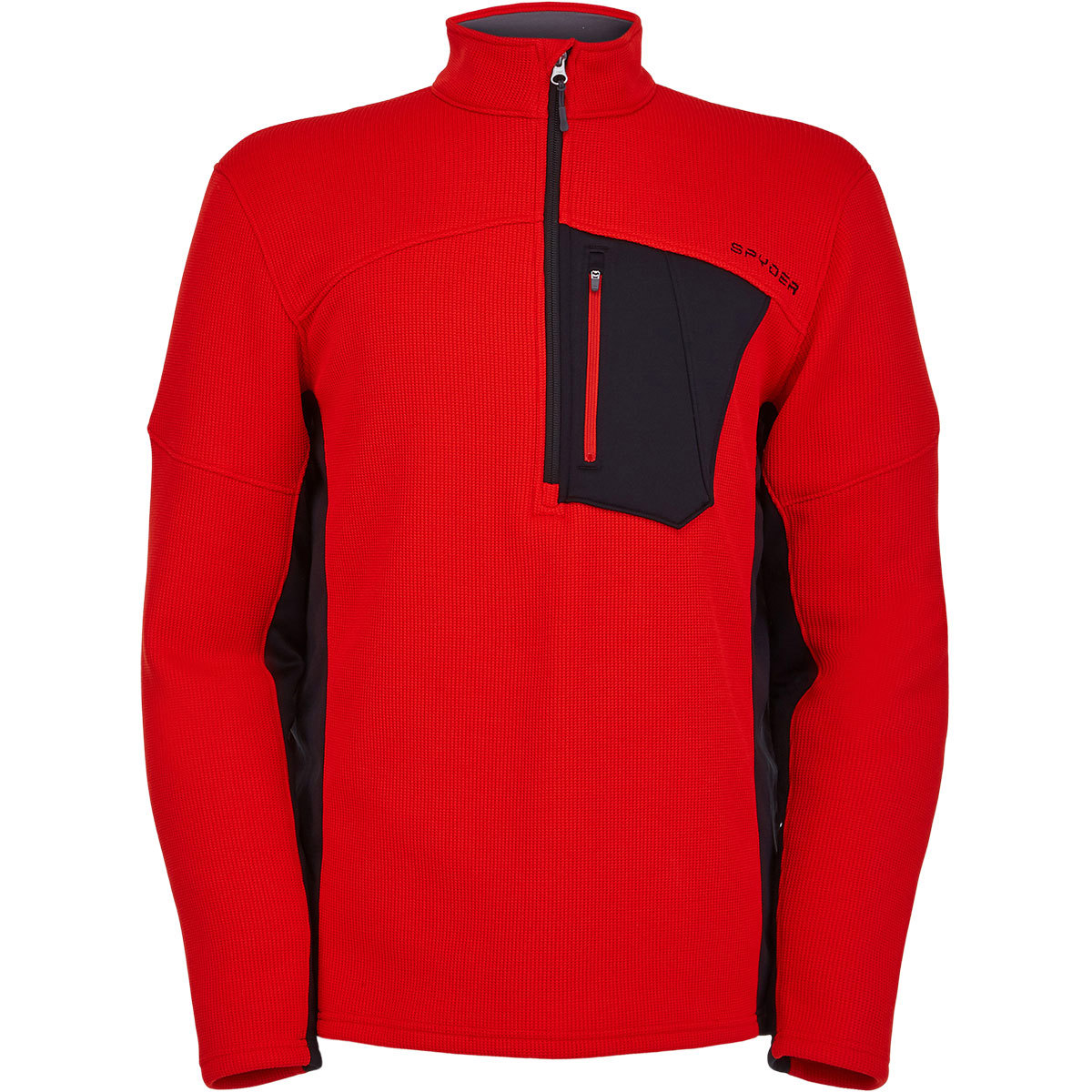 Spyder Bandit Half Zip Jacket for Men Volcano Medium product image