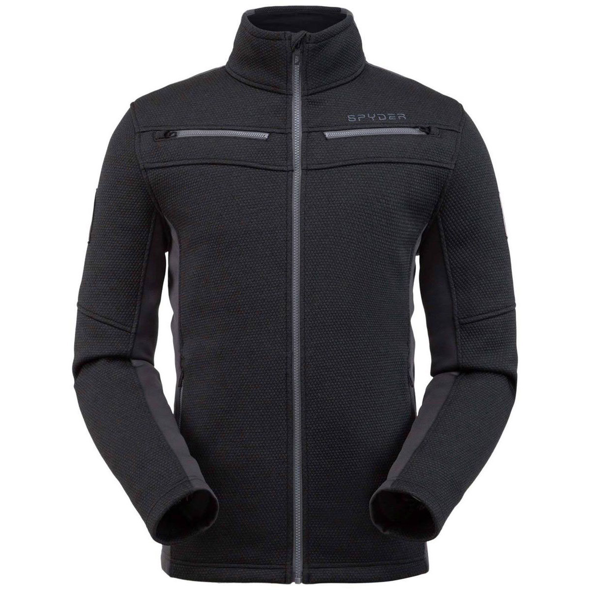Spyder Wengen Encore Full Zip Jacket for Men Small BLACK product image