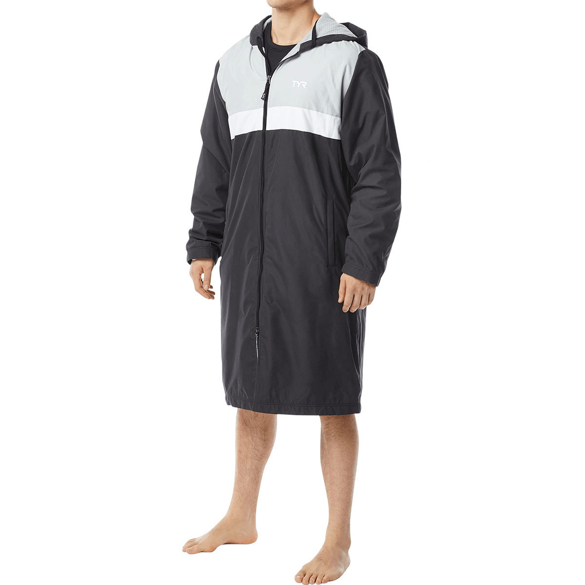 TYR Alliance Podium Parka for Men Large Black product image