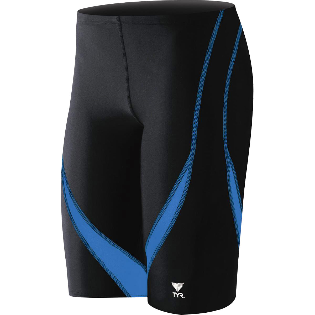 TYR Alliance Splice Jammer Men's Swimsuit 36 Black/Blue product image