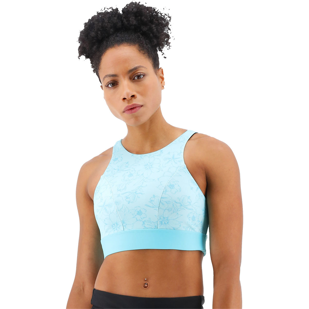 TYR Women's Boho Floral Amira Top Teal Medium product image