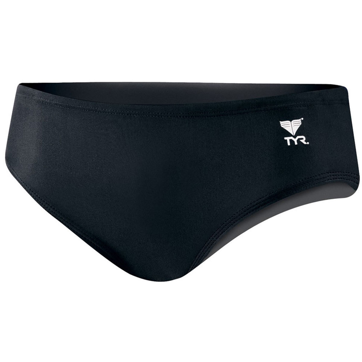 TYReco Solid Racer Men's Swim Briefs 36 Black product image