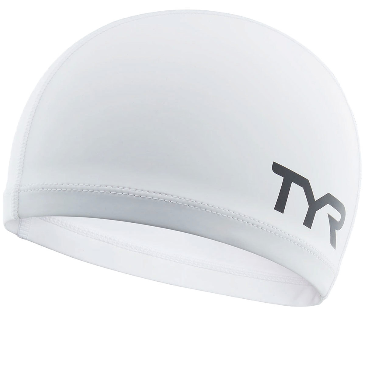 Photos - Swim Cap TYR Silicone Comfort Adult  White 