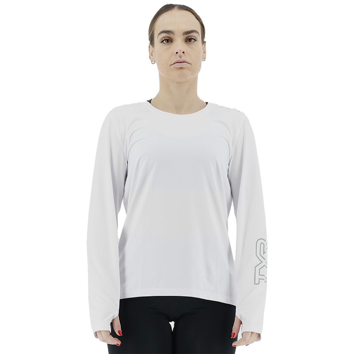 TYR SunDefense Long Sleeve Shirt for Women X-Large White product image