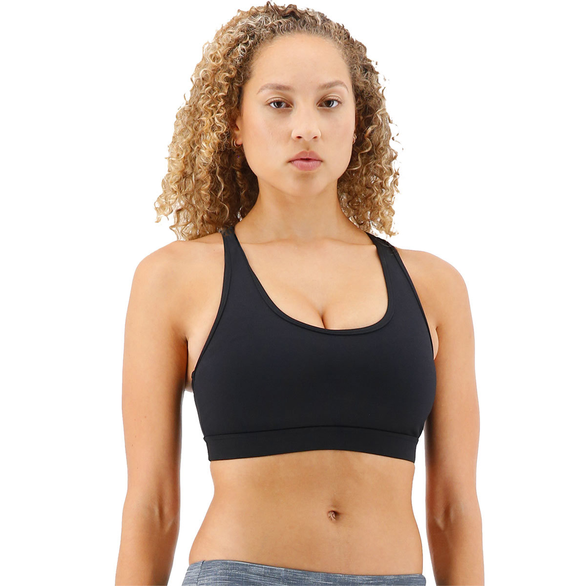 TYR Women's Solid Lyn Racerback Black 12 product image