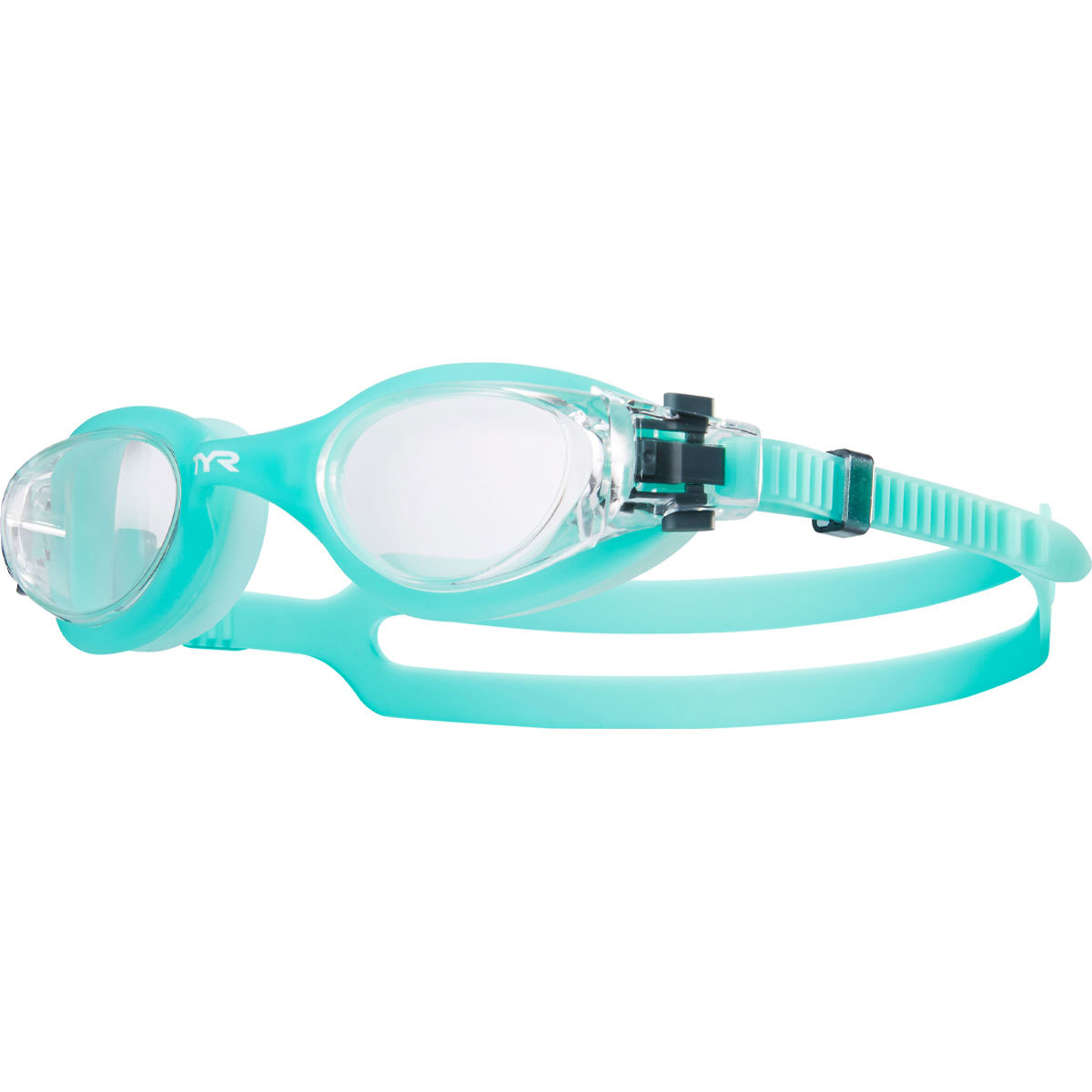 TYR Vesi Women's Swim Goggles Clear/Mint product image